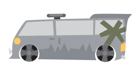 Van Car Stock Illustration