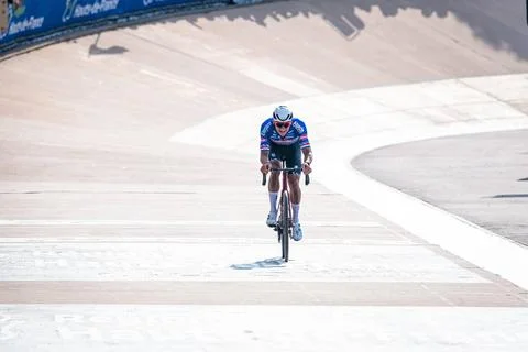 VAN DER POEL Mathieu: Paris - Roubaix - MenÂ s Race VAN DER POEL Mathieu (.. 스톡 사진