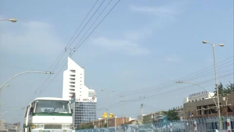 The van drives by Stock Footage 253772414