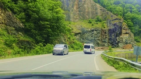 A van driving down the. Stock Footage 284628452