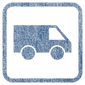 Van Fabric Textured Icon Stock Illustration