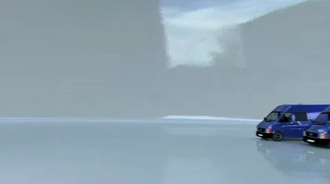 Van fleet Matte Stock Footage 773061