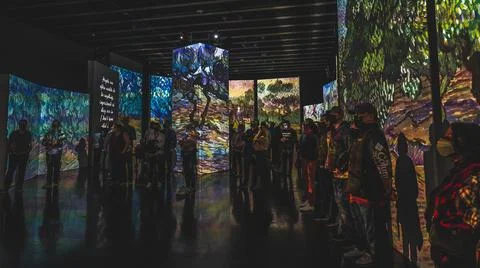 Van Gogh Alive Experience 写真素材