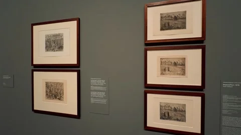 Van Gogh Museum 6 (Editorial) Video stock 321769559