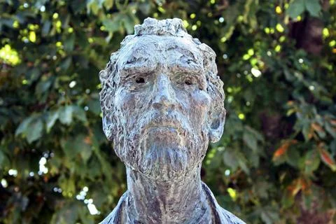  Van Gogh Statue Van Gogh Statue, Abtei Saint Paul de Mausole, St. Rémy de.. Stock Photos