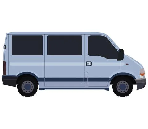 Van icon illustrated in vector on white background Stock Illustration
