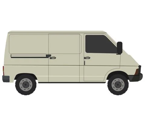 Van icon illustrated in vector on white background Stock Illustration
