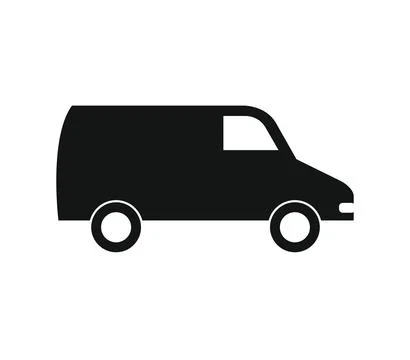 Van icon illustrated in vector on white background Stock Illustration