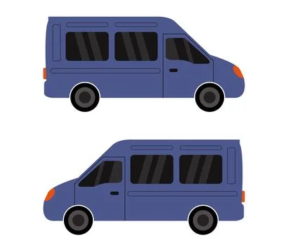 Van icon illustrated in vector on white background Stock Illustration