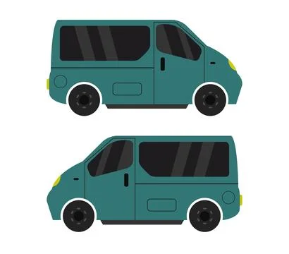 Van icon illustrated in vector on white background Stock Illustration
