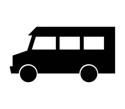 Van icon illustrated in vector on white background van icon illustrated in... Stock Photos