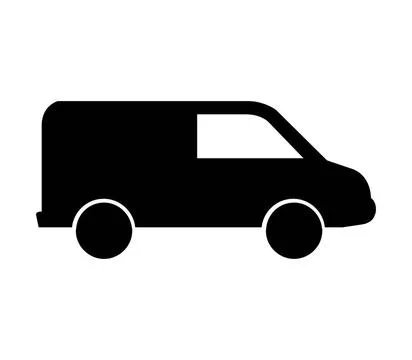Van icon illustrated in vector on white background van icon illustrated in... Stock Photos