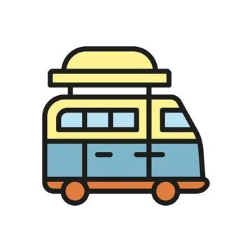 Van icon vector design templates simple and modern Stock Illustration
