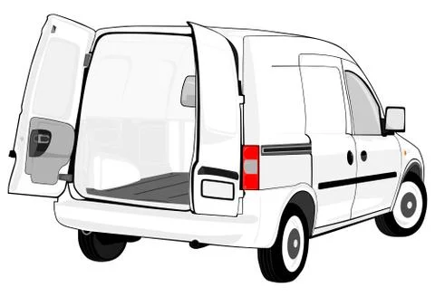 Van Stock Illustration