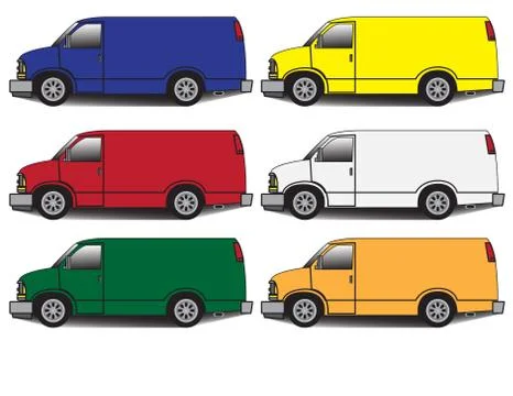 Van Illustrazione stock