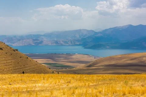 Van Lake in eastern Turkey, Bitlis Province Stock Photos
