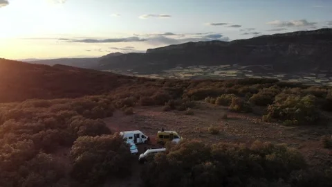 Van life 4K Drone 3 Stock Footage 241717457