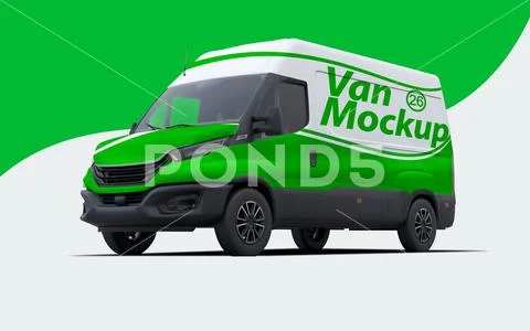 Van mockup (9) PSD Template