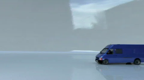 Van pass Stock Footage 773066