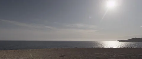 Van passing near beach Stock Footage 65876430