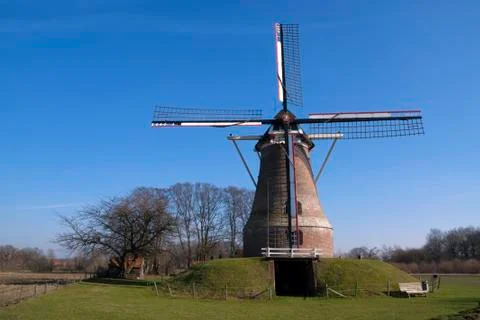The Van Pieper windmill Foto stock