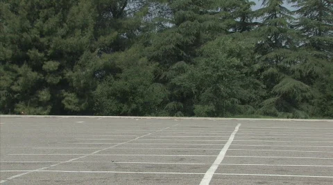 Van pulls up Stock Footage 417407