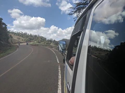 Van Ride in Kenya Stock Photos
