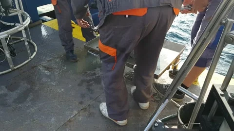 Van Veen Grab Stock Footage 150732964