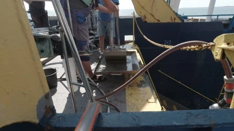 Van Veen Grab Sediment Sampler 스톡 동영상 150507050