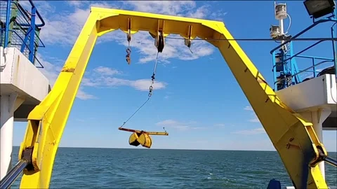 Van Veen Grab Sediment Sampler Video stock 220788526