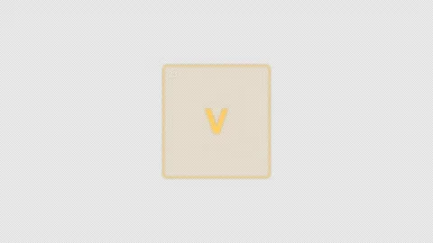Vanadium V Periodic Table Element Tile Clean No Text Animation Video Overlay Alp Stockbeeldmateriaal 339370995