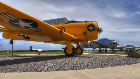 Vance Air Force Base Fighter Airplanes Stock Footage 127995648