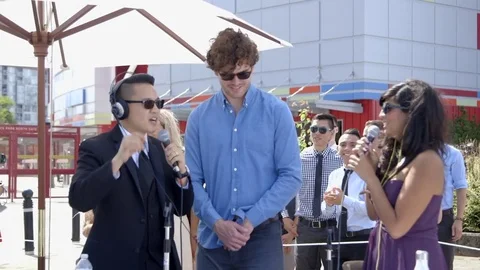 Vance Joy interview Stock Footage 81097128