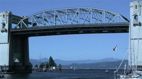 Vancouver Bridge Stock Footage 859536