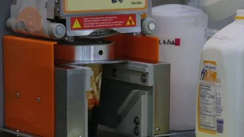 Vancouver Canada 05.05.2024 preparation of Bubble Tea drink made from brown Stock Footage 274470545