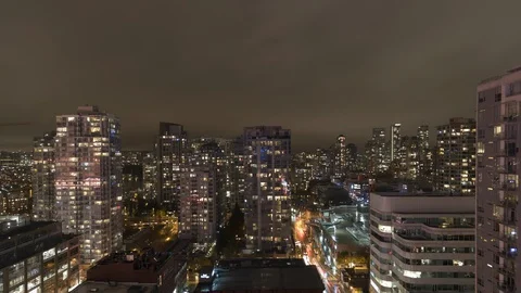 VANCOUVER CANADA CONDOS TIME-LAPSE (VERSION 2) Stock Footage 100202641