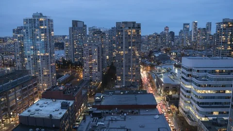 VANCOUVER CANADA CONDOS TIME-LAPSE (VERSION 3) Stock Footage 102123271