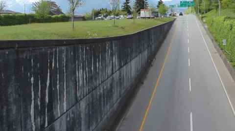 Vancouver, Canada Freeway Off Ramp Timelapse Stock-Footage 24549580