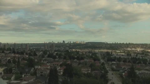 Vancouver Canada Lower Mainland Cloud Time Lapse Stock-Footage 7766564