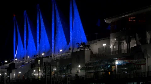 Vancouver - Canada Place - 24P - ProRes 4:2:2 10 Bit - UHD 4K 스톡 동영상 51338341