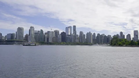 Vancouver Canada Skyline Stock Footage 266971596
