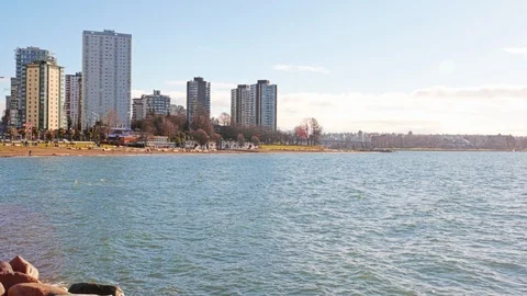 Vancouver Canada slow motion 4k Stock Footage 87234841