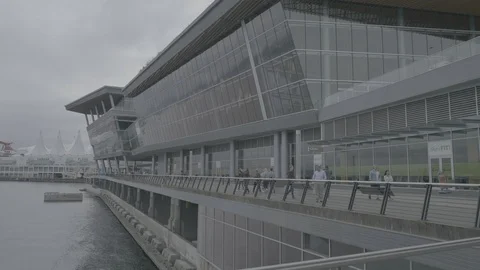Vancouver convention centre Stock Footage