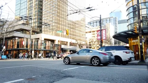 Vancouver downtown timelapse Vidéo 130195323