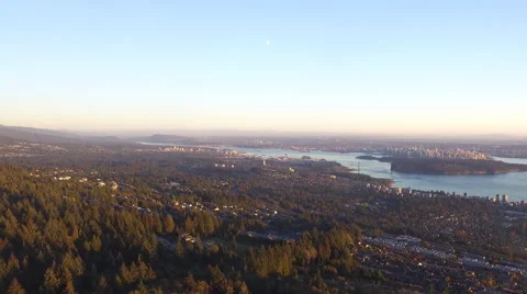 Vancouver from Drone Video stock 68772459