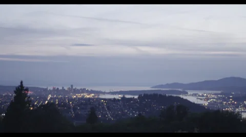 Vancouver Evening Stock Footage 31915109