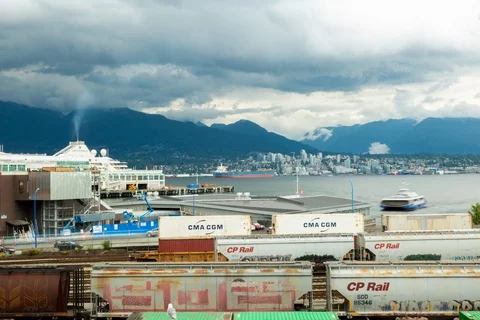 Vancouver Harbour Timelapse Видео 121587340