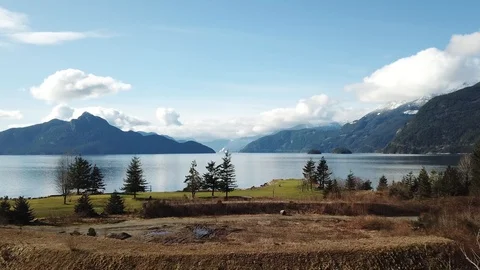Vancouver lake Stock Footage