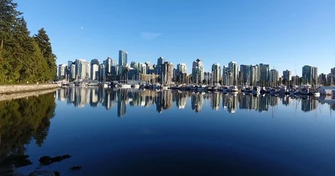 Vancouver skyline Stock Footage 86151021