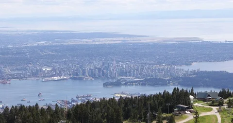 Vancouver Skyline Stock Footage 94841913
